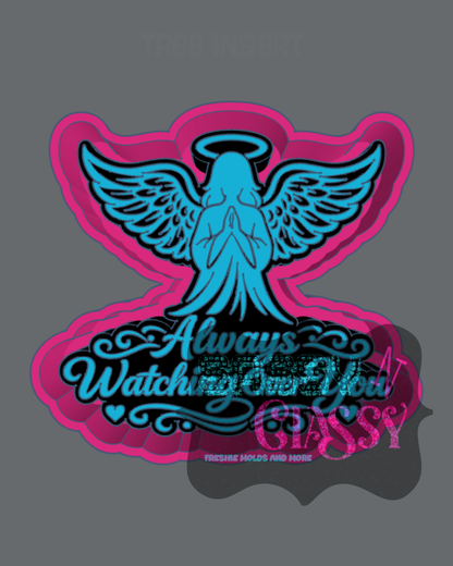 Always Watching Over You Guardian Angel Freshie Mold