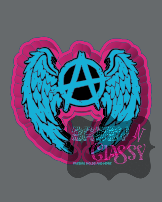 Anarchy Wings Freshie Mold