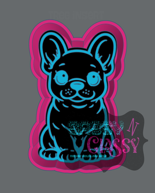 Sittin Frenchie Freshie Mold