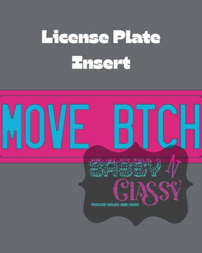 License Plate Insert Set