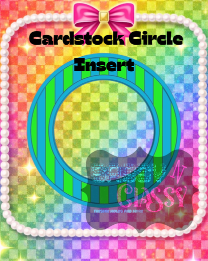 Cardstock Circle Insert Set