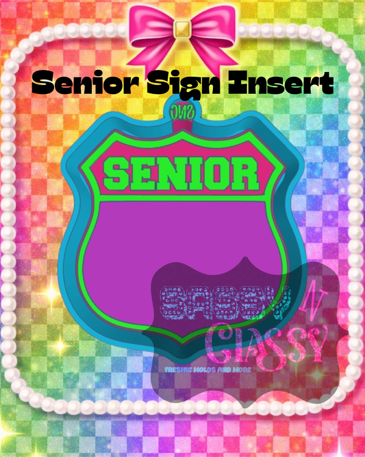 Senior Road Sign Insert Set