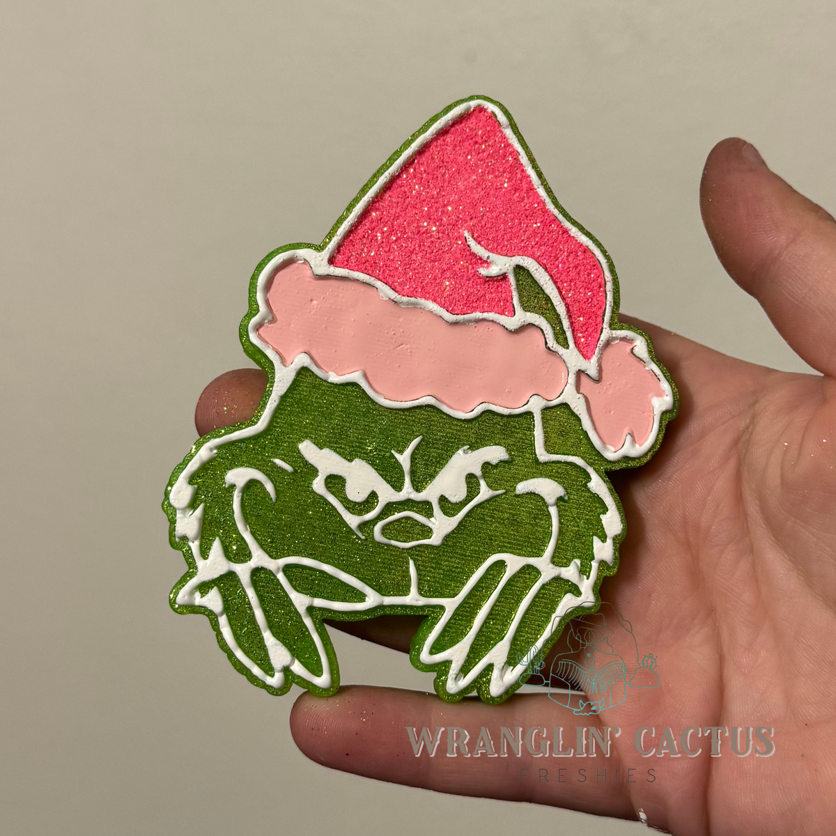 Peeking Green Guy Freshie Mold