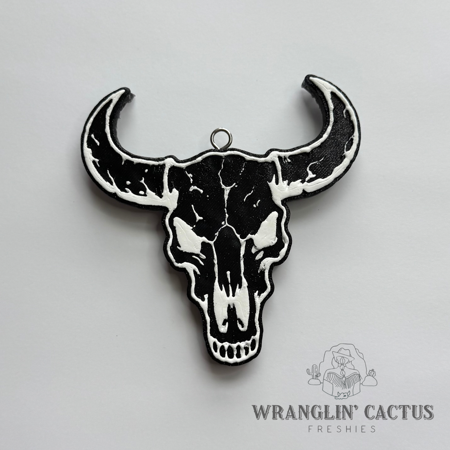 Cracked Bull Skull Freshie Mold