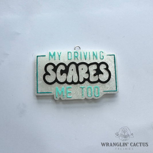 My Driving Scares Me Too Freshie Mold