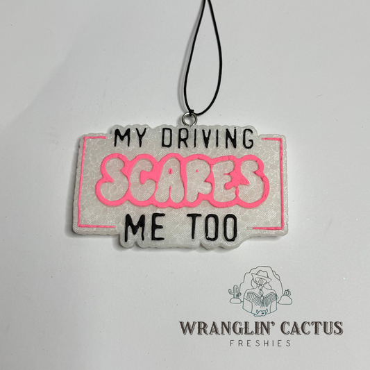 My Driving Scares Me Too Freshie Mold