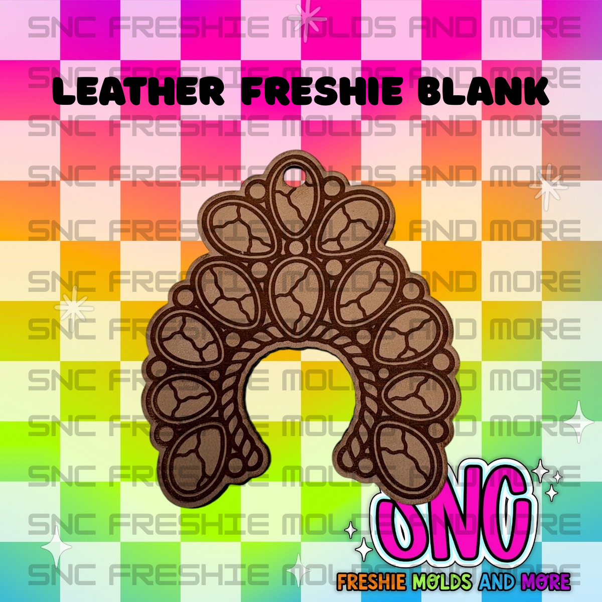 Squash Blossom Leather Freshie