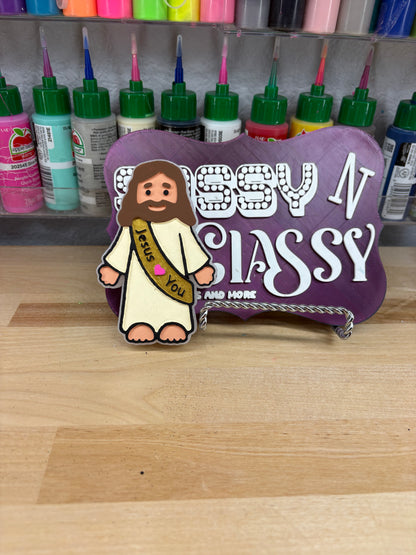 Jesus Loves You Freshie Mold