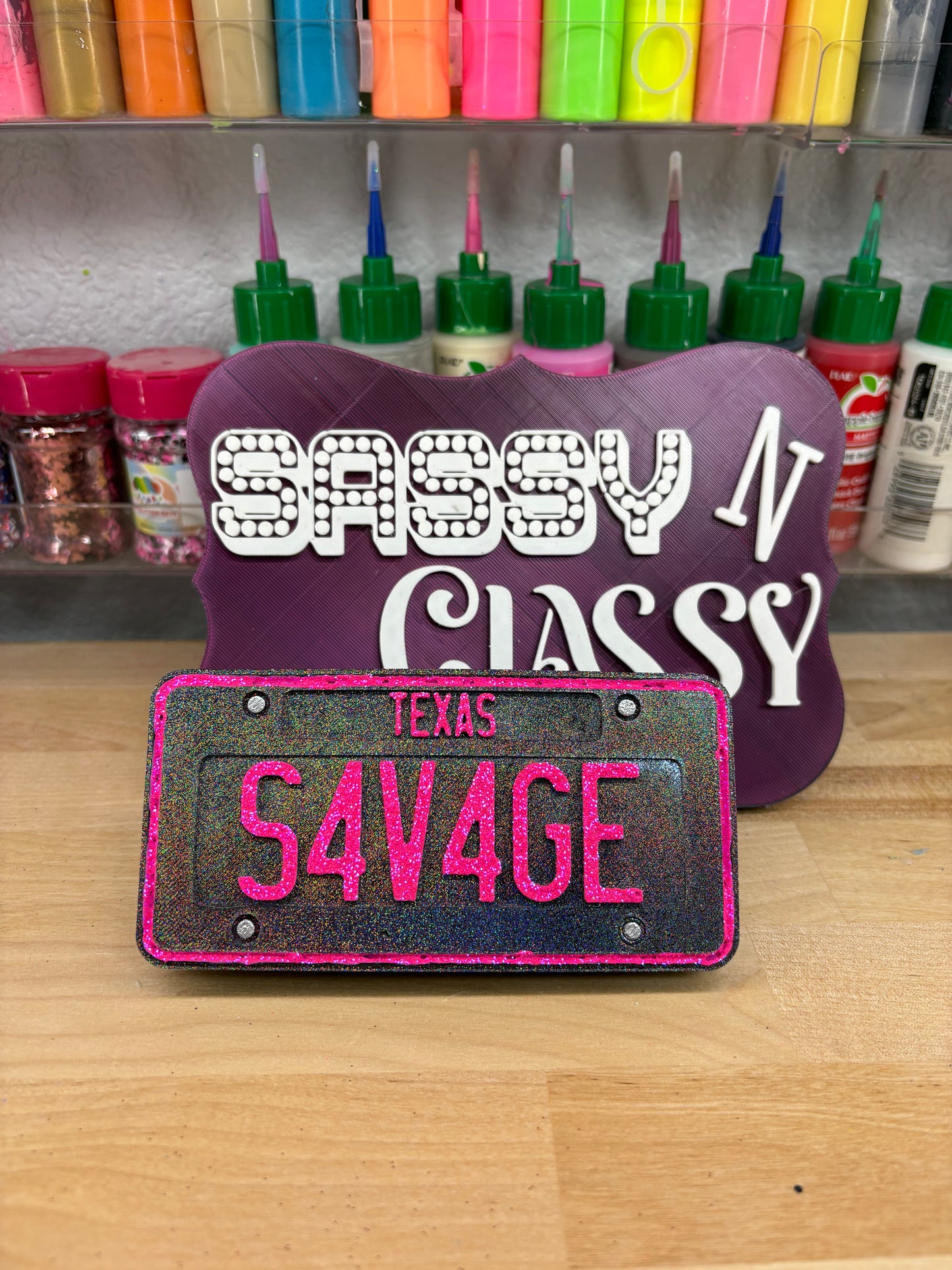 License Plate Insert Set