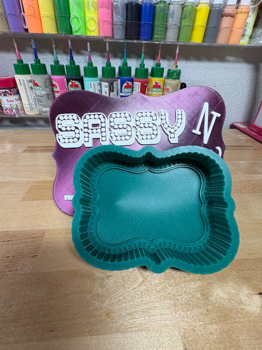 Sassy Quats Insert Base Mold RTS