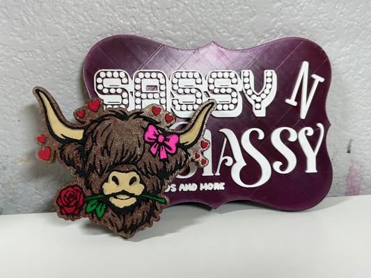 Valentine Highland Freshie Mold