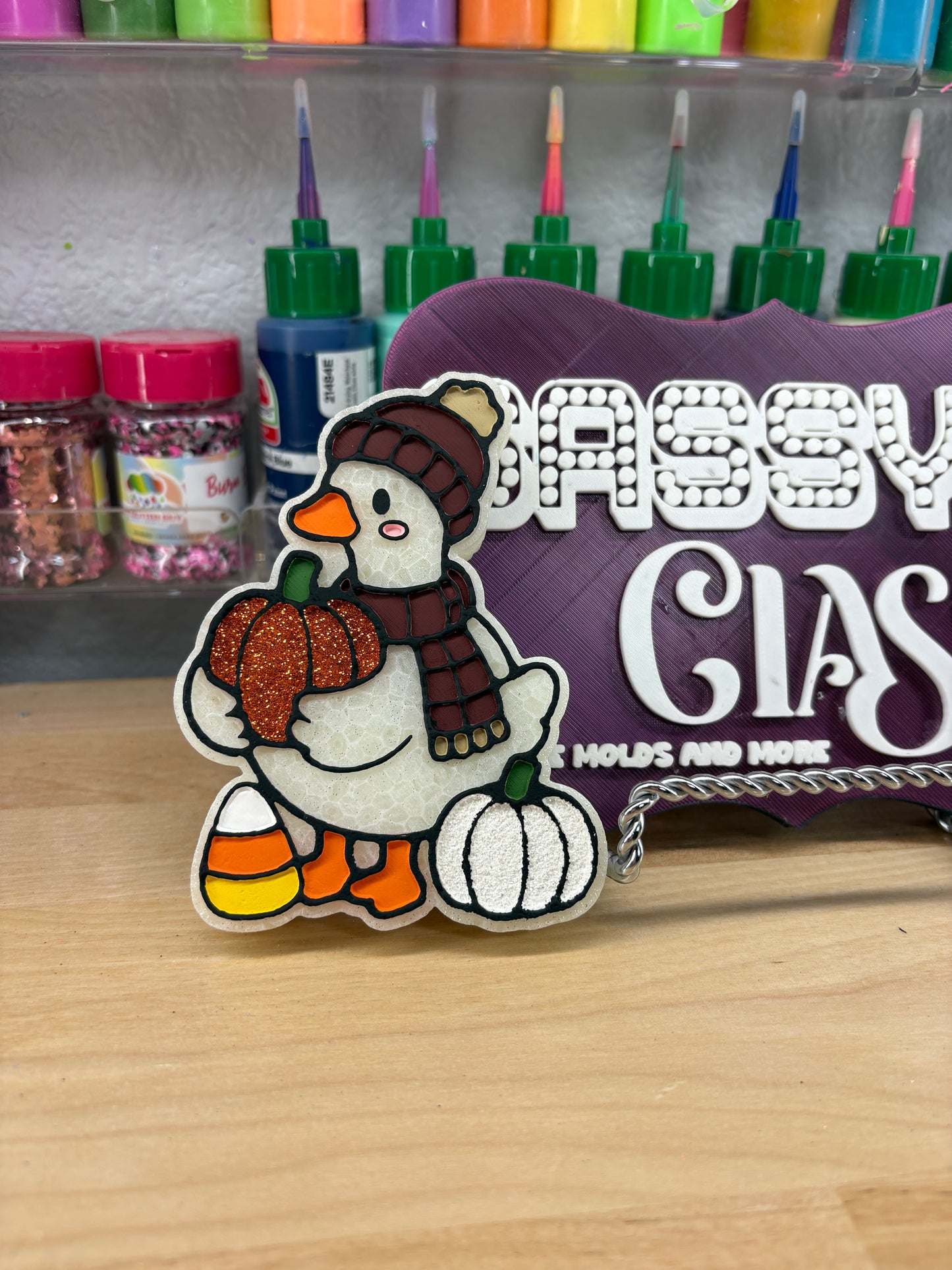 Fall Goose Freshie Mold