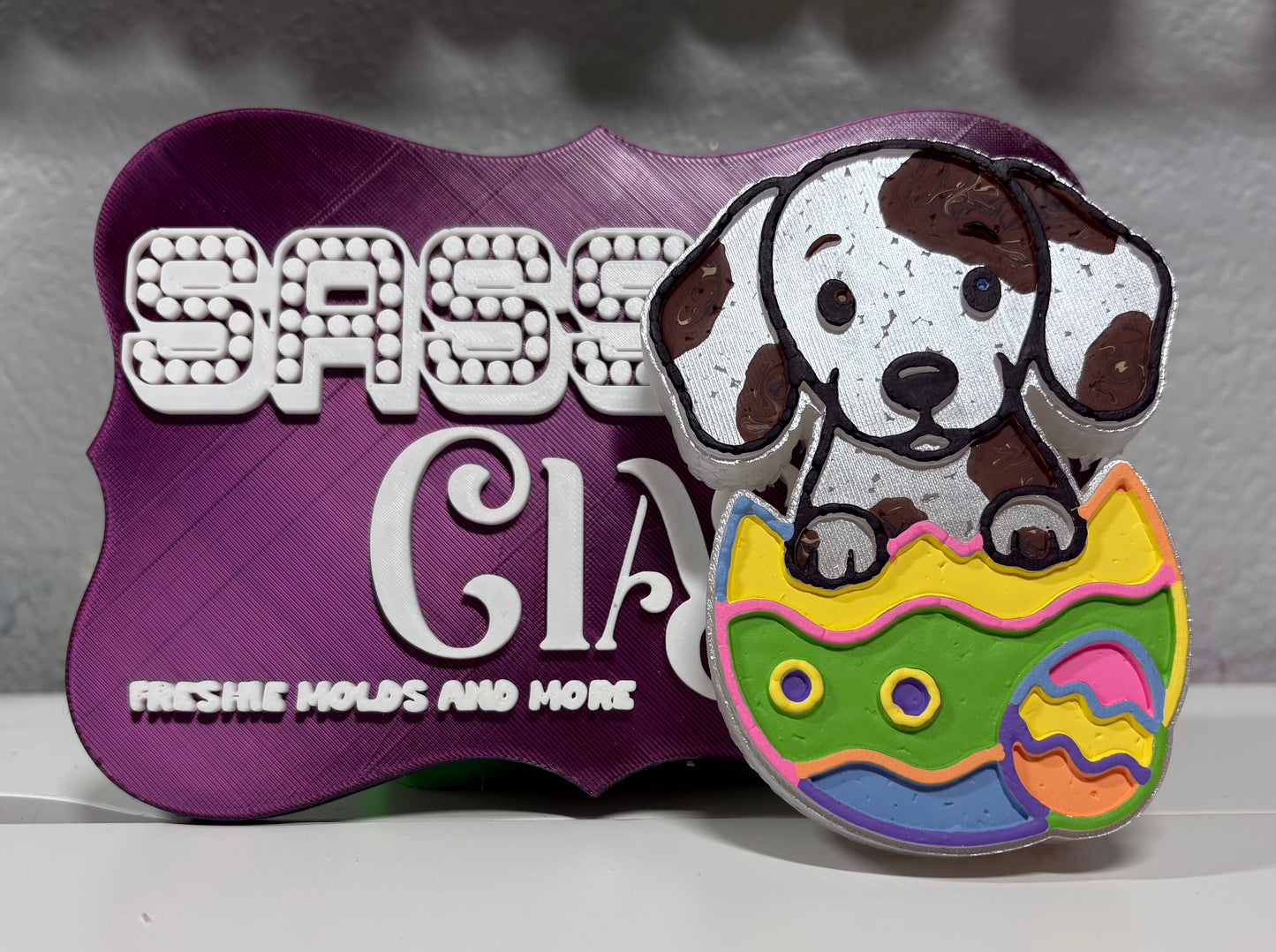 Easter Egg Dachshund Freshie Mold