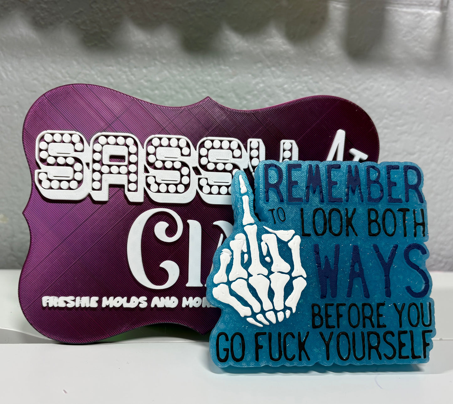 Remember to Look Both Ways Freshie Mold