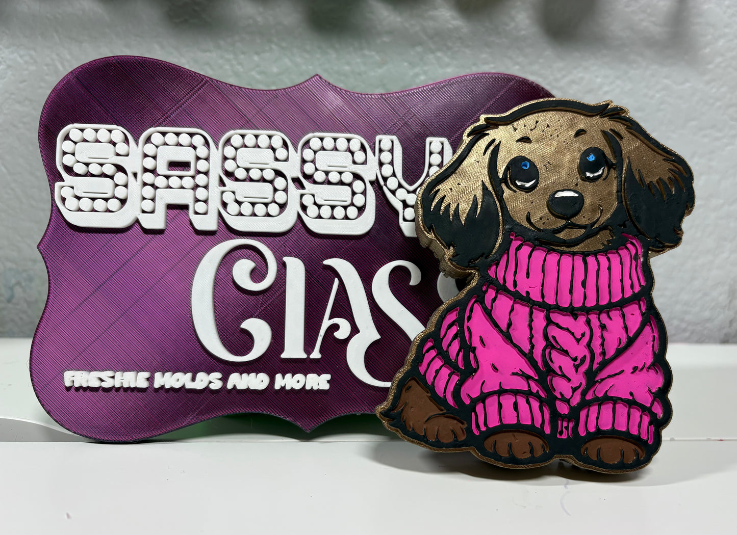 Sweater Dachshund Freshie Mold