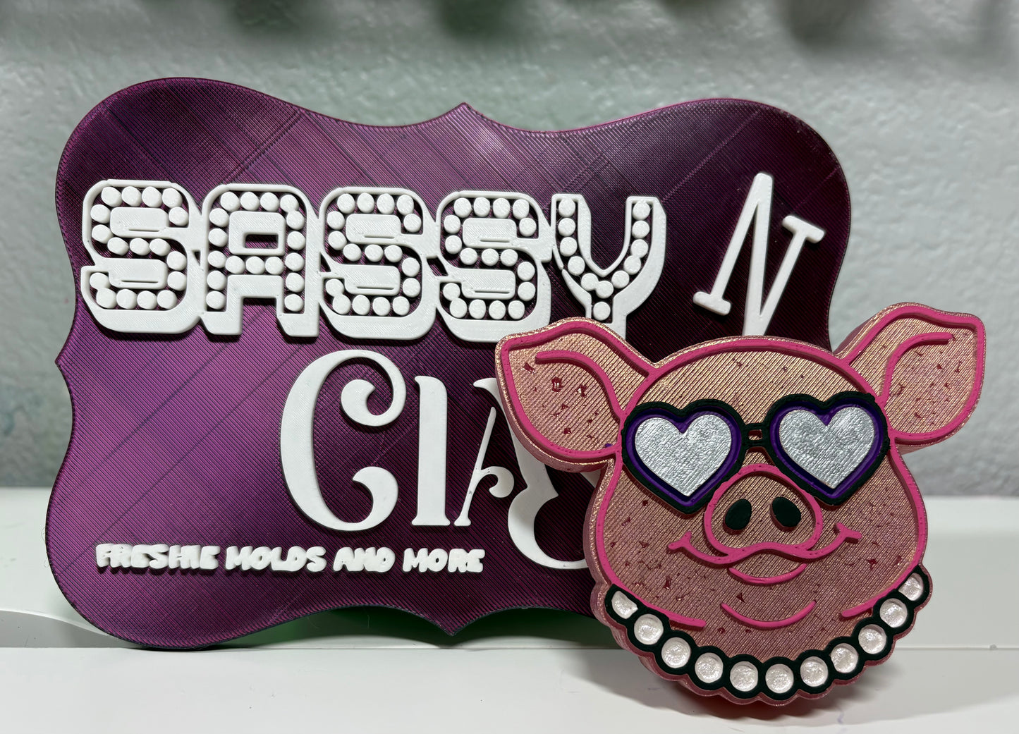Girlie Pig Freshie Mold