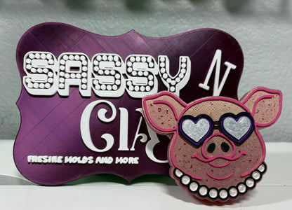 Girlie Pig Freshie Mold