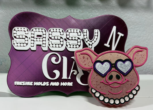 Girlie Pig Freshie Mold