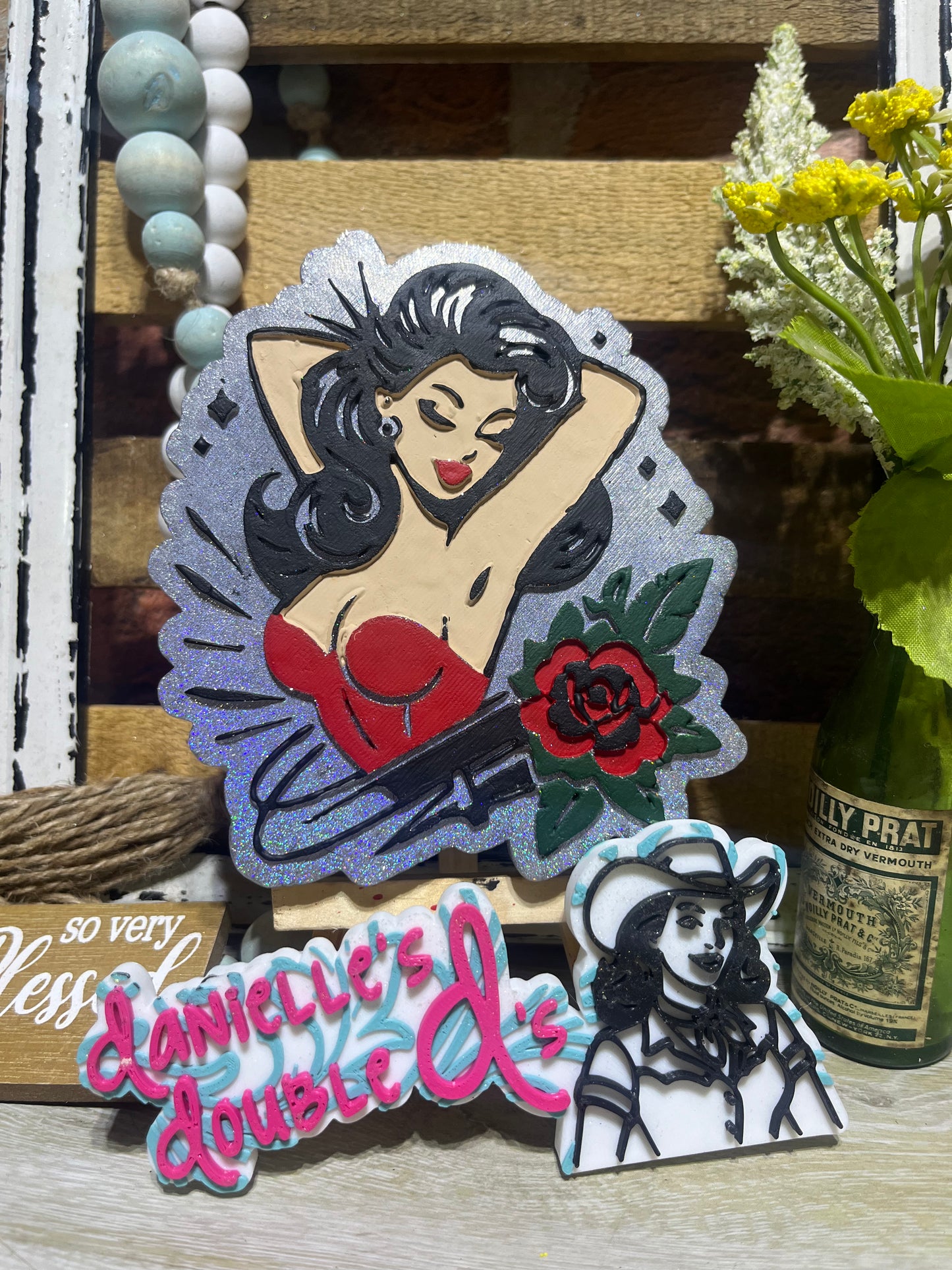 Pinup Girl Freshie Mold