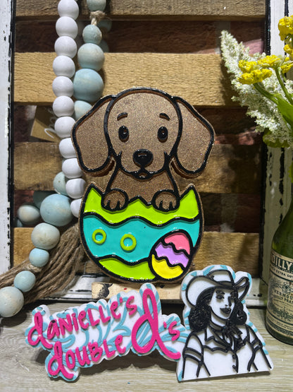 Easter Egg Dachshund Freshie Mold