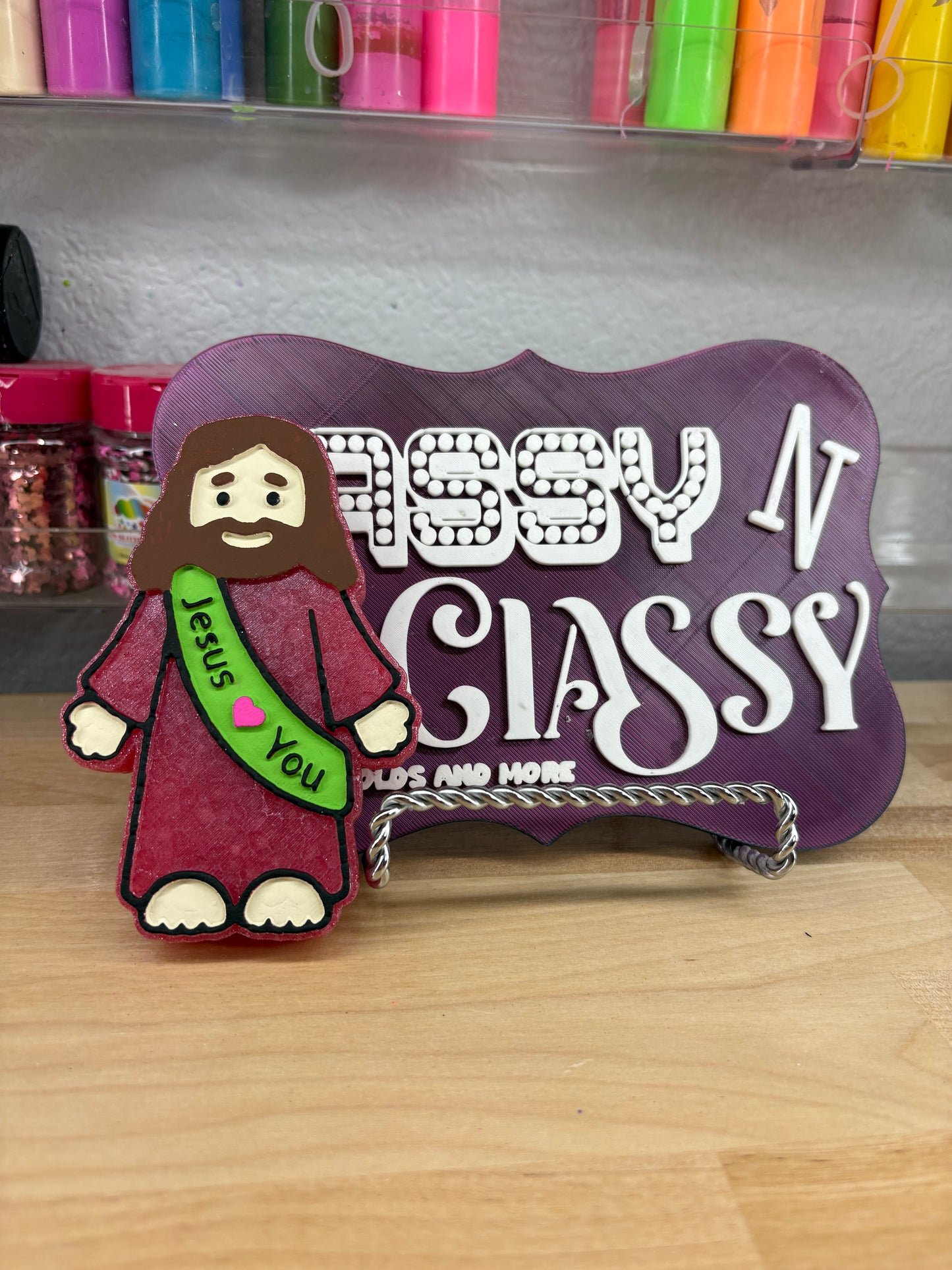 Jesus Loves You Freshie Mold