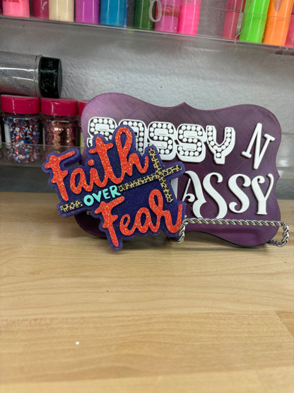 Faith over Fear Freshie Mold