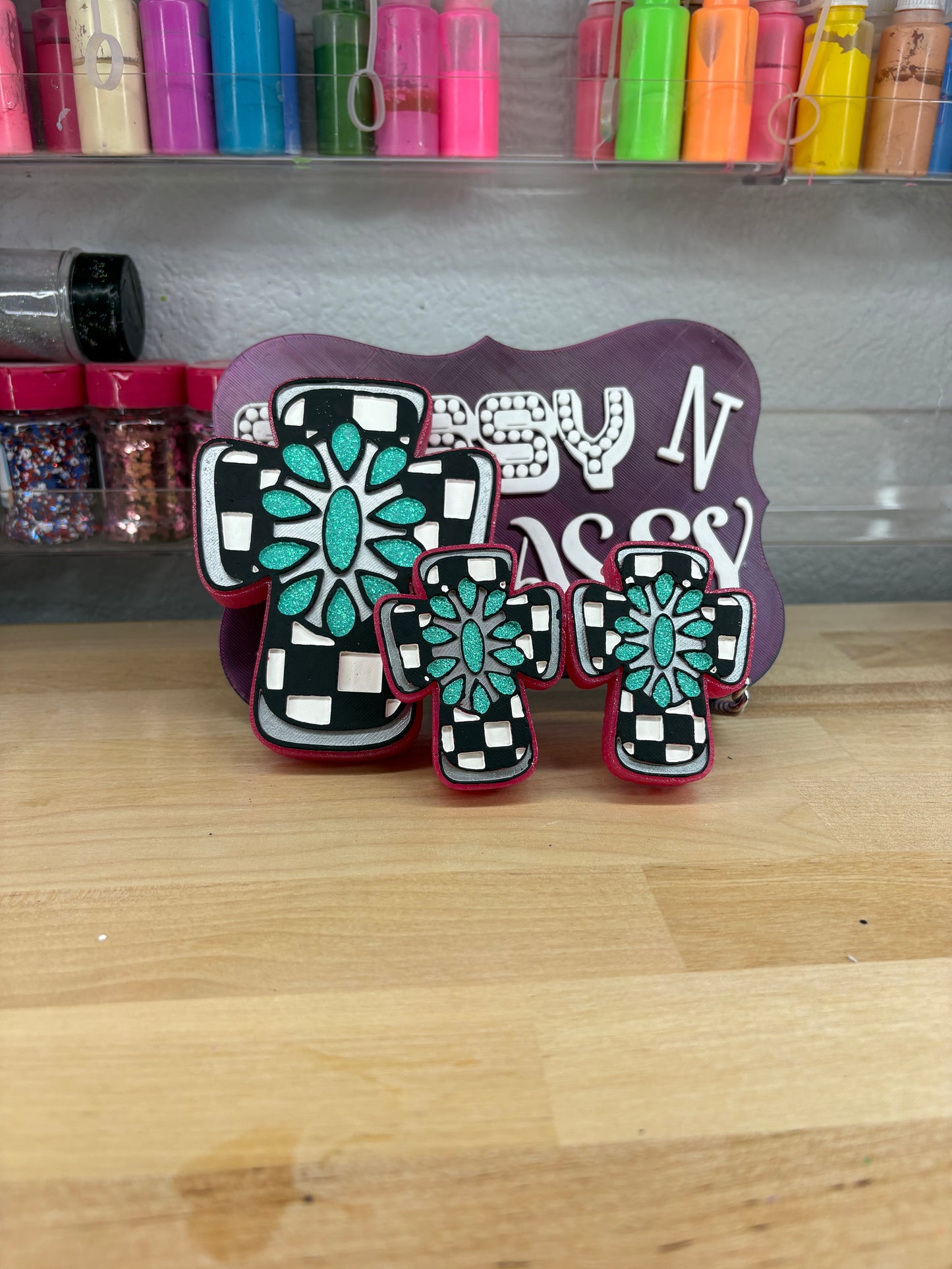 Concho Cross Freshie Mold