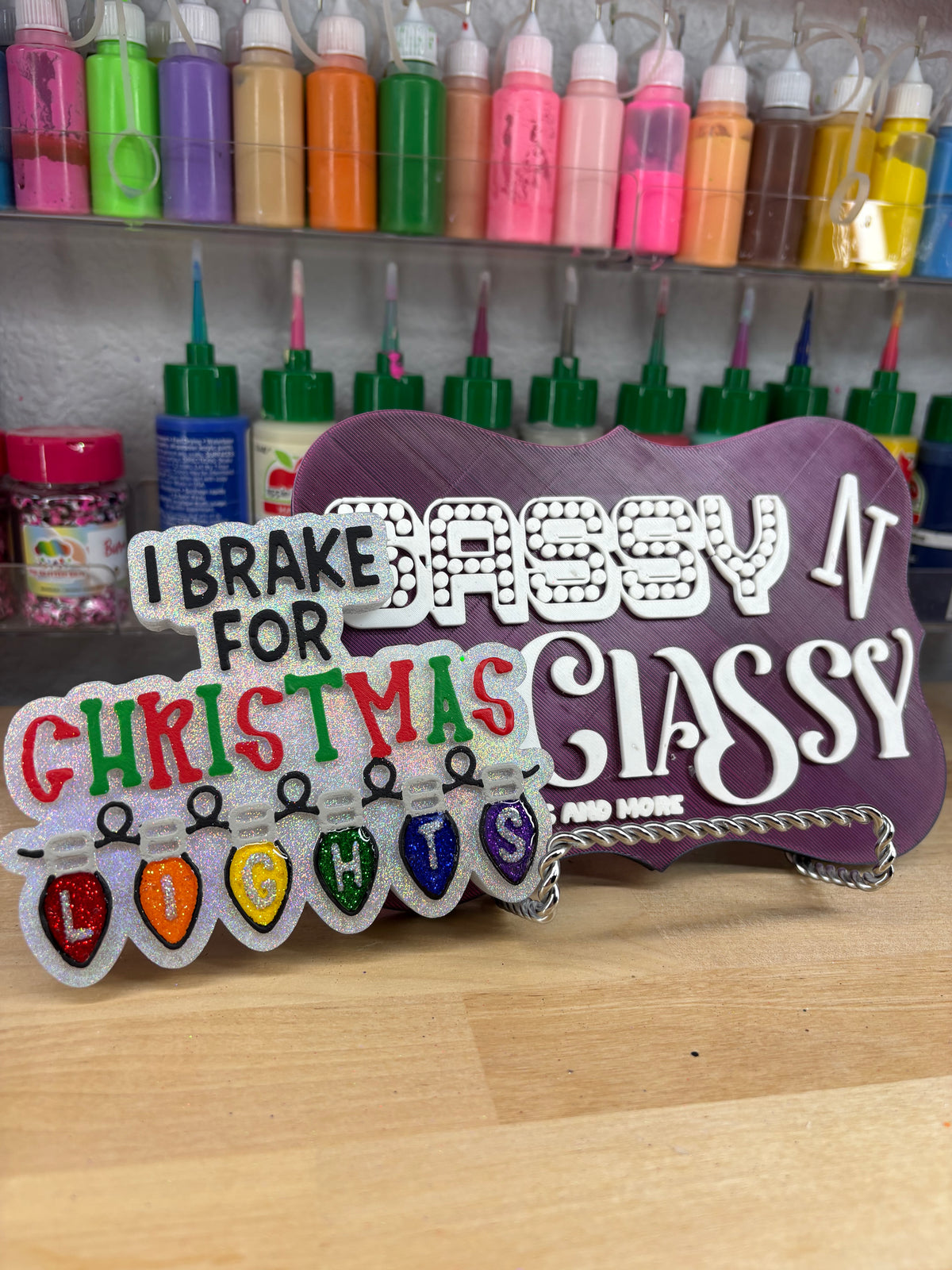 I Brake For Christmas Lights Freshie Mold ***SNC Exclusive***
