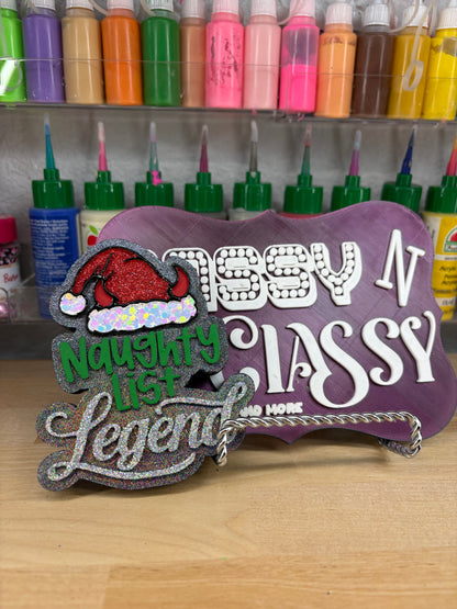 Naughty List Legend Freshie Mold ***SNC Exclusive***