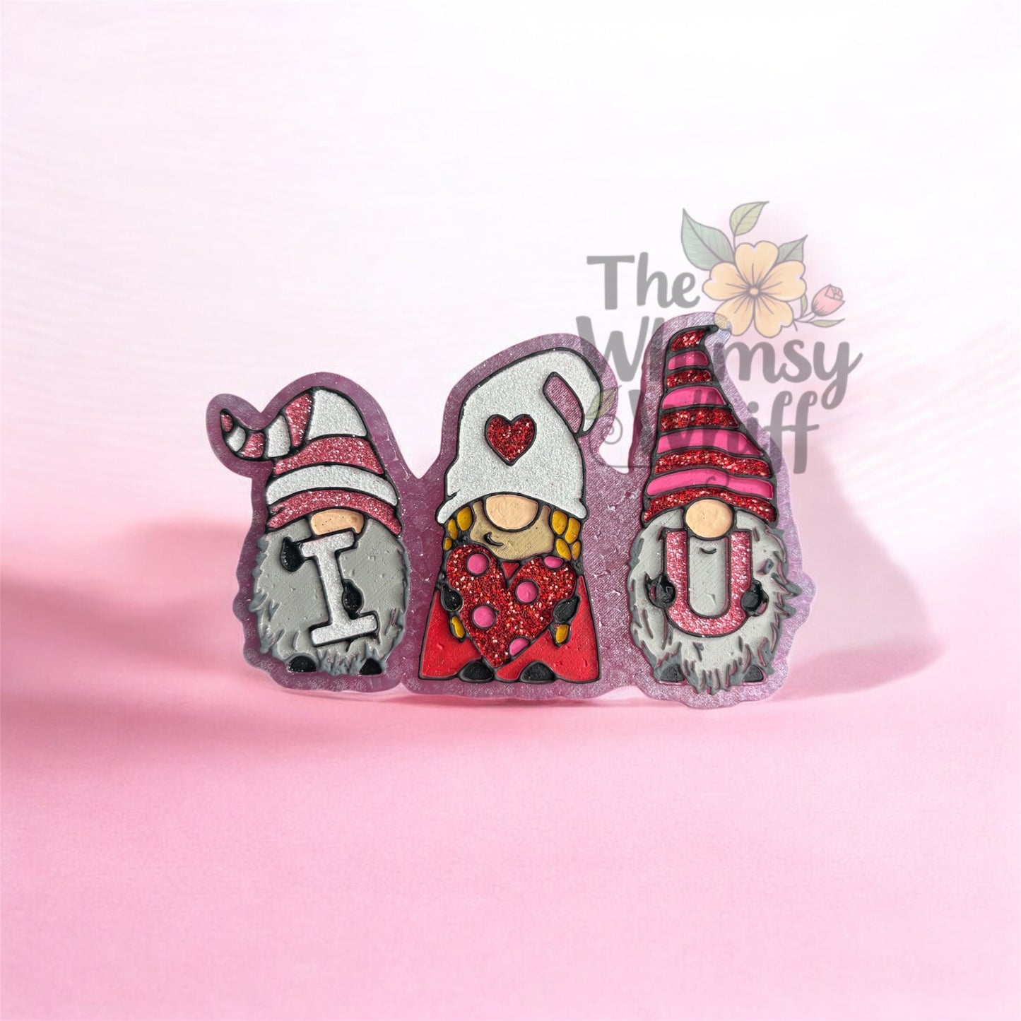 I Love You Gnomes Freshie Mold
