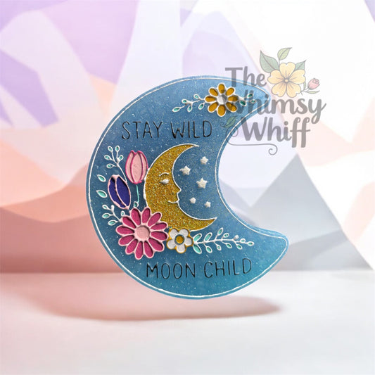 Stay Wild Moon Child Freshie Mold by Ann