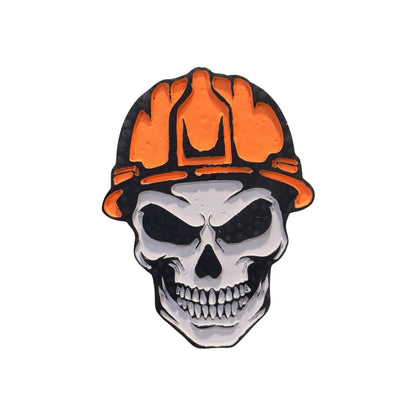 Hard Hat Skull Freshie Mold
