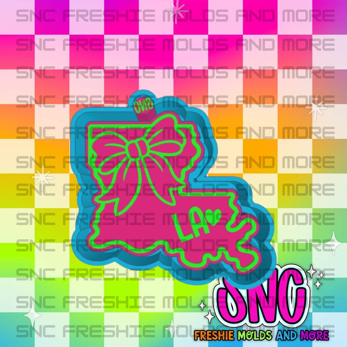 States with Bows Freshie Molds
