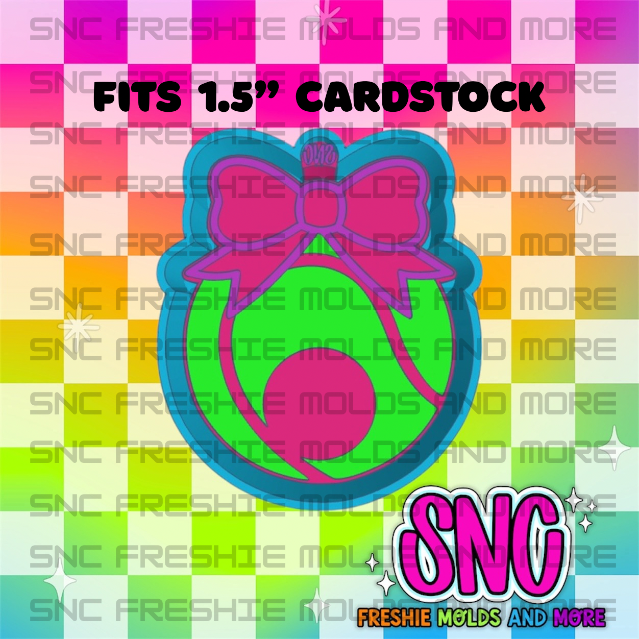 Tennis Ball Cardstock Freshie Mold