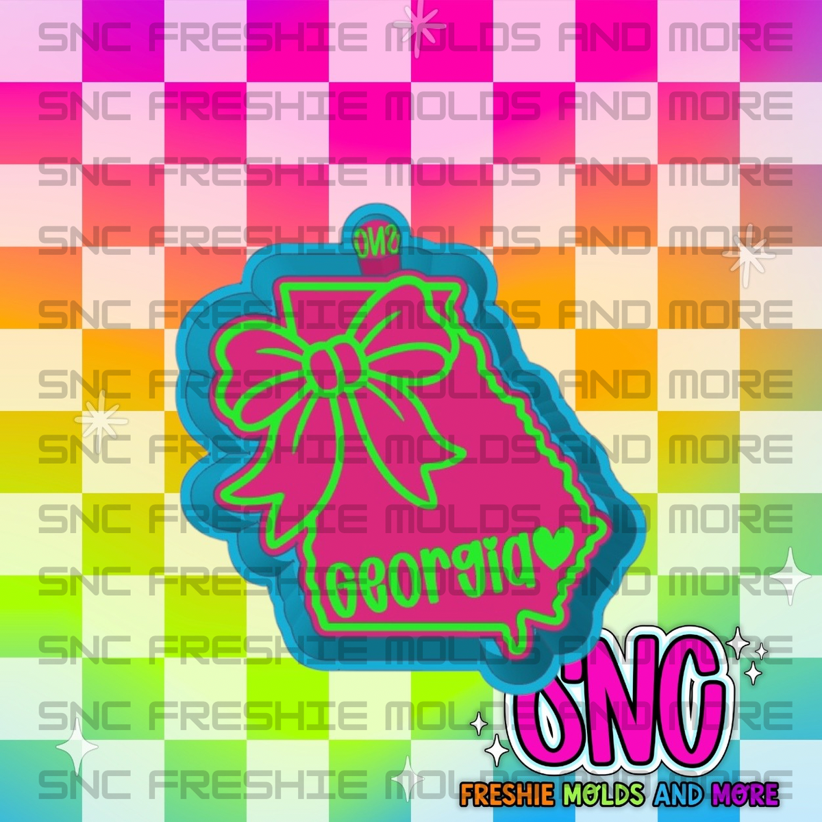 States with Bows Freshie Molds