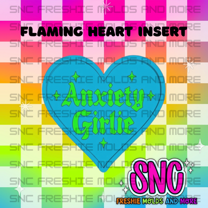 Flaming Heart Insert Set