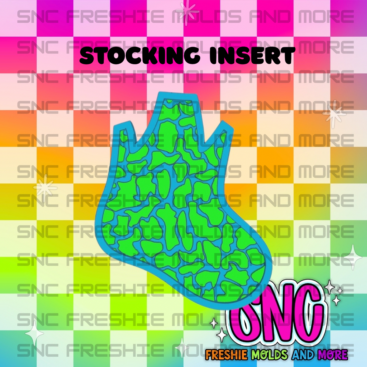 Stocking with Bow Insert Set
