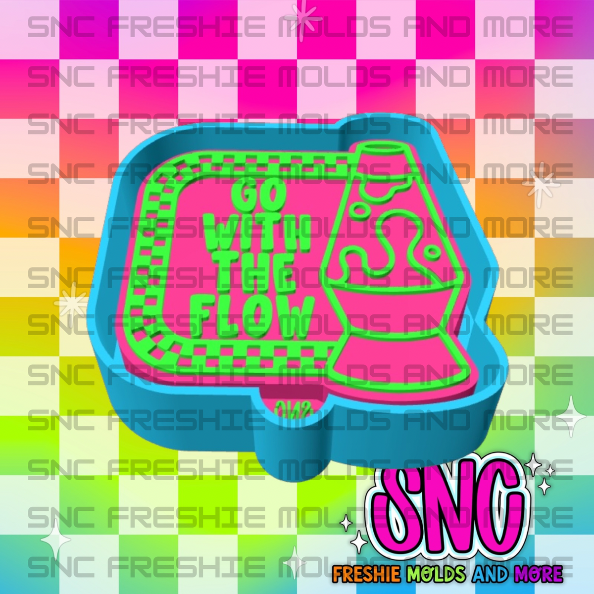 Go With The Flow Freshie Mold