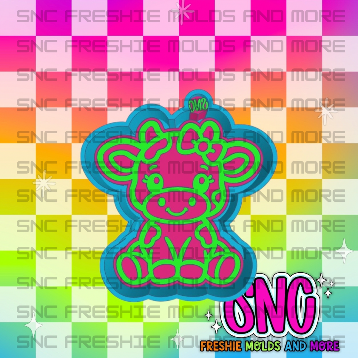 Girlie Cow Freshie Mold
