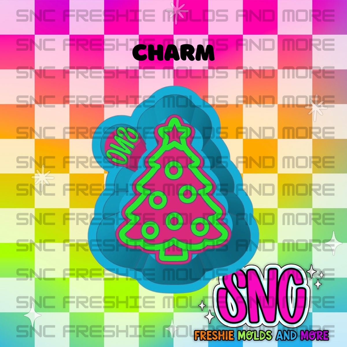 Christmas Charm Freshie Molds