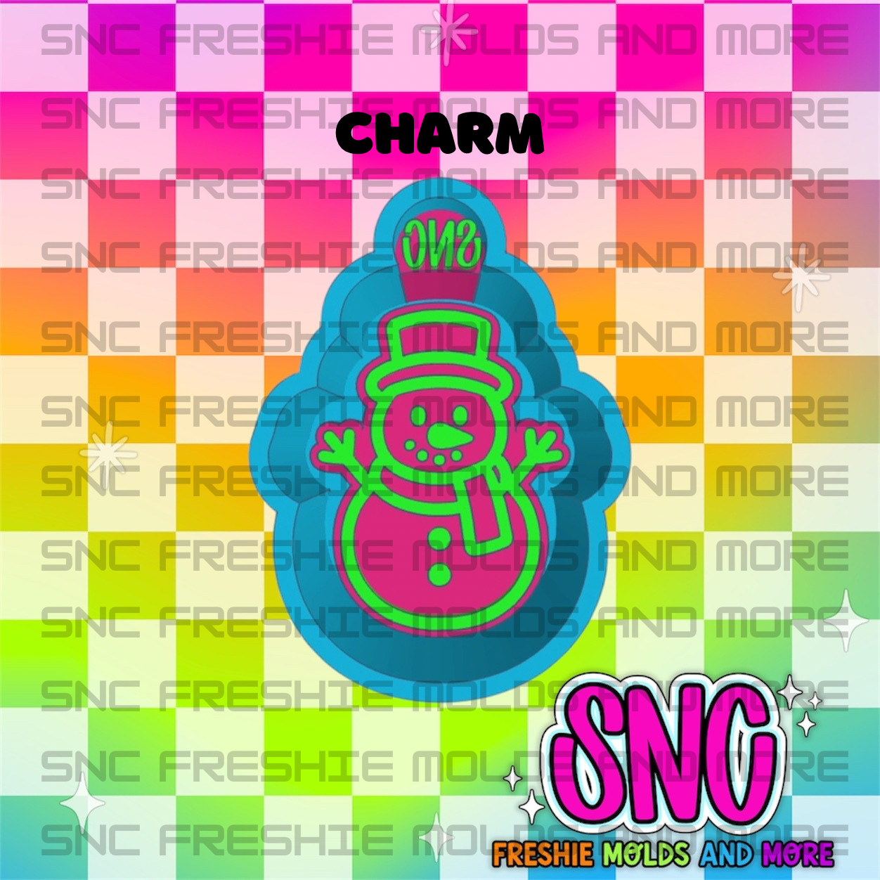 Christmas Charm Freshie Molds