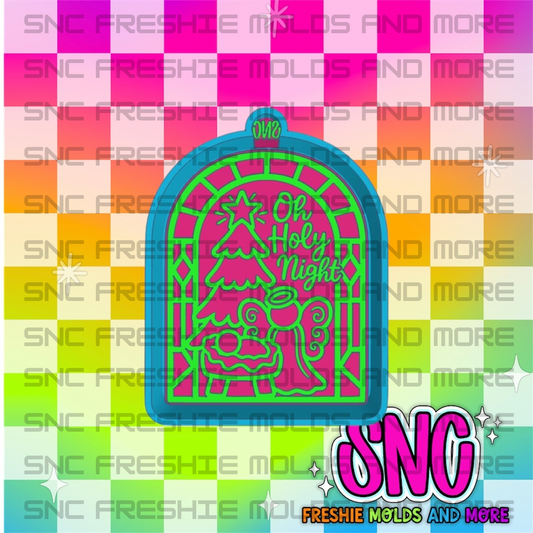 O Holy Night Stained Glass Freshie Mold