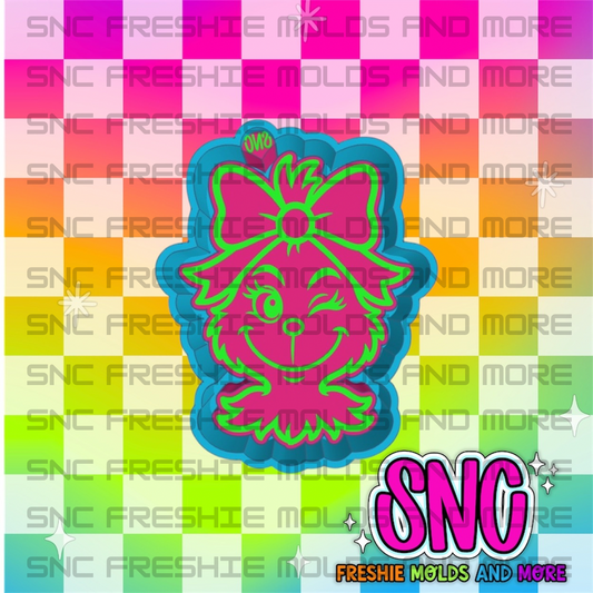Winking Mean Girl Freshie Mold