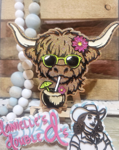 Summer Highland Freshie Mold