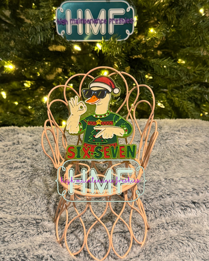 67 Christmas Goose Freshie Mold