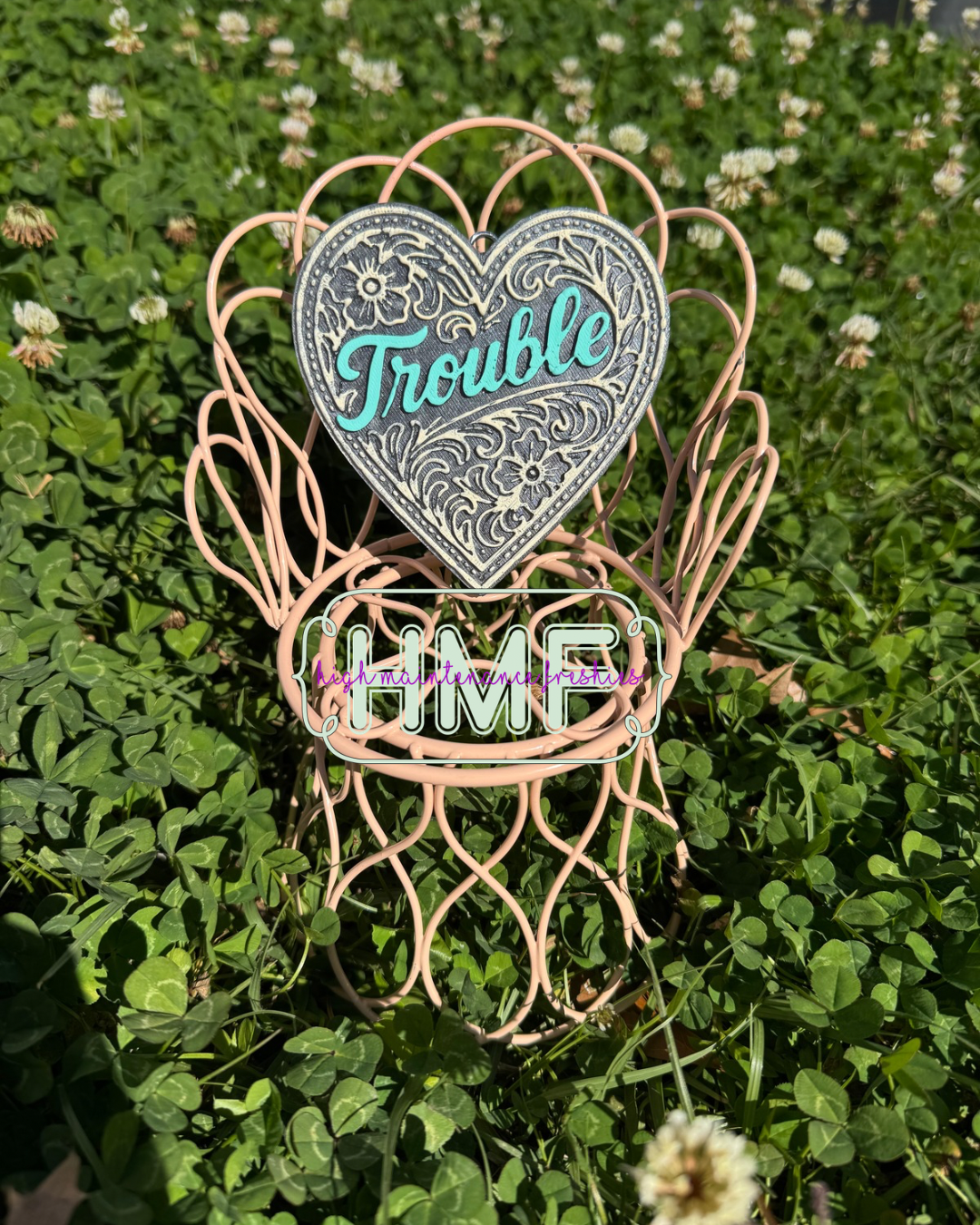 Tooled Trouble Heart Freshie Mold