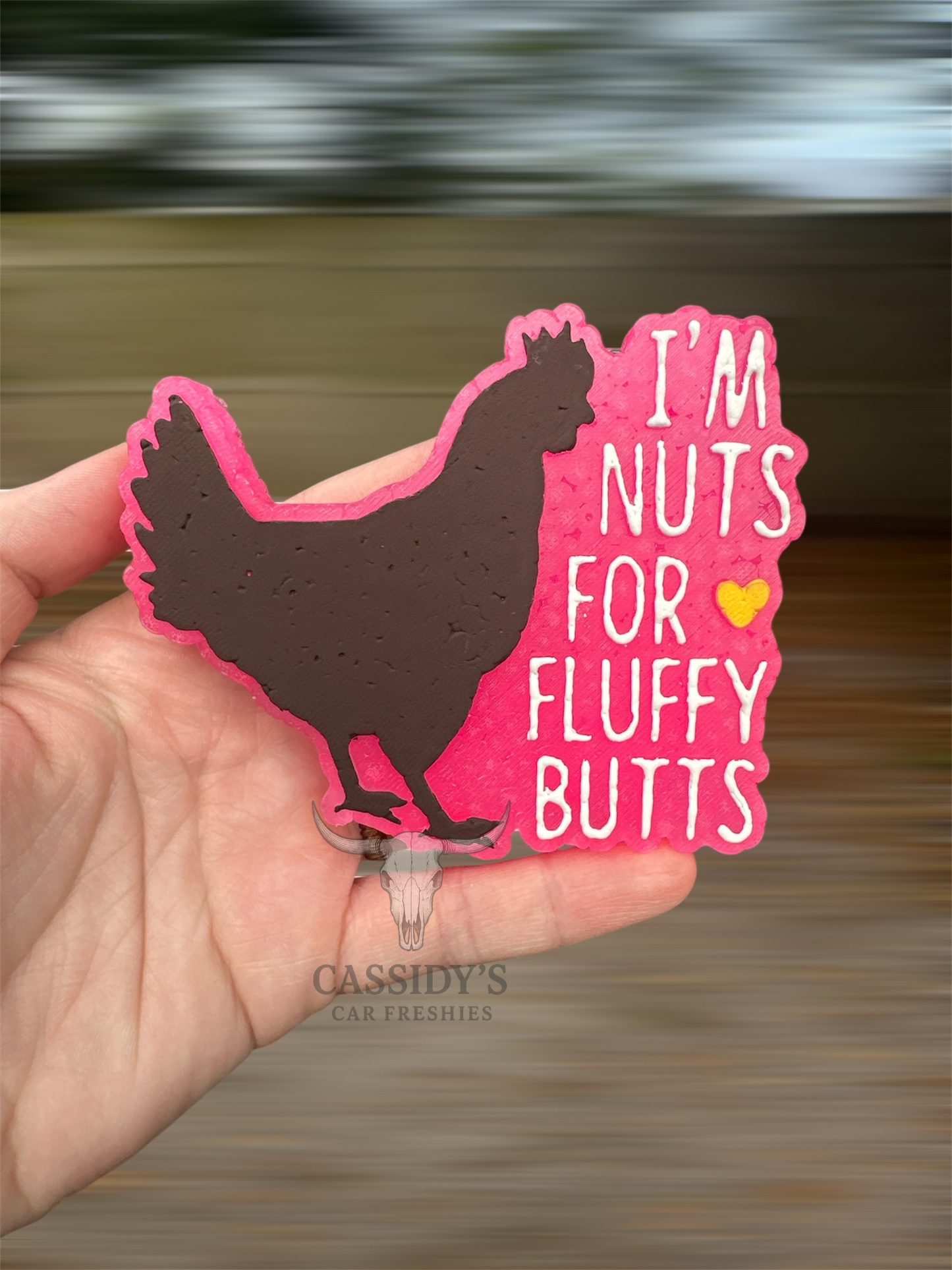 Nuts for Fluffy Butts Freshie Mold