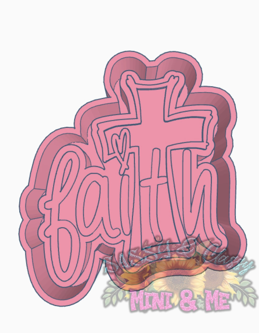 Faith Cross STL ***digital file, not a mold***