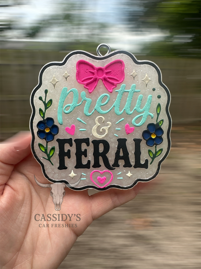 Pretty and Feral Freshie Mold