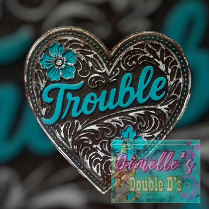 Tooled Trouble Heart Freshie Mold